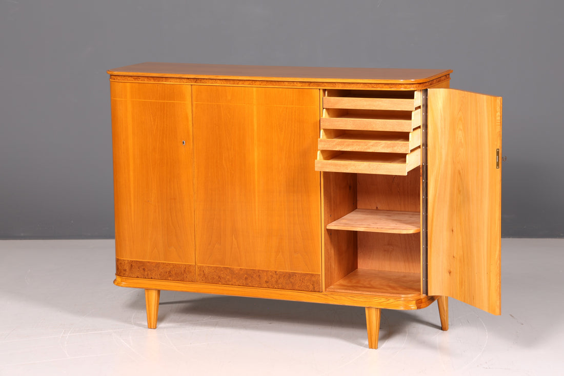 Dreamlike Mid Century Highboard Retro 60s Cabinet Dresser Vintage Design Classic Wood