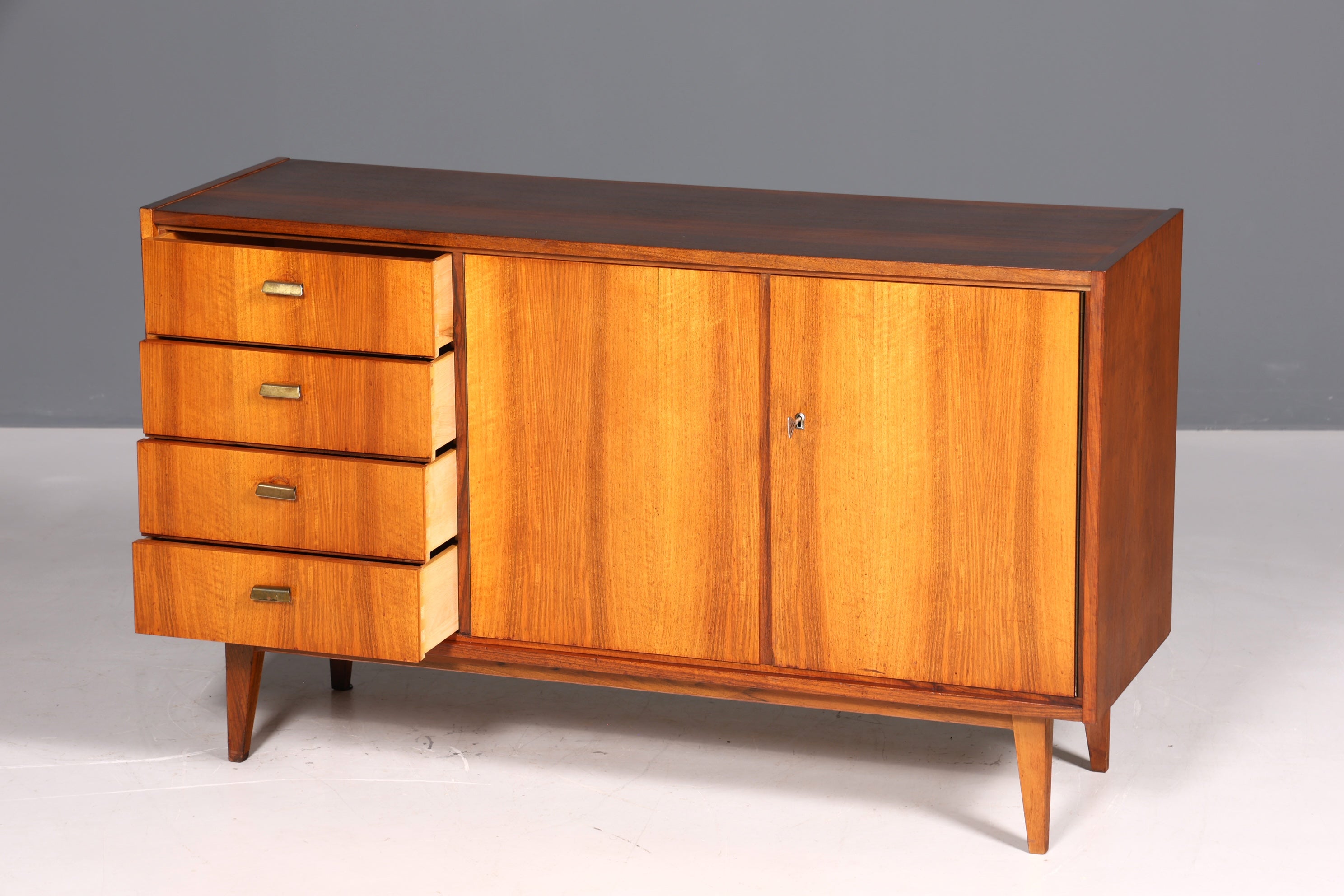 Wunderschönes Mid Century Sideboard Vintage Kommode TV Schrank Flurkommode 60s