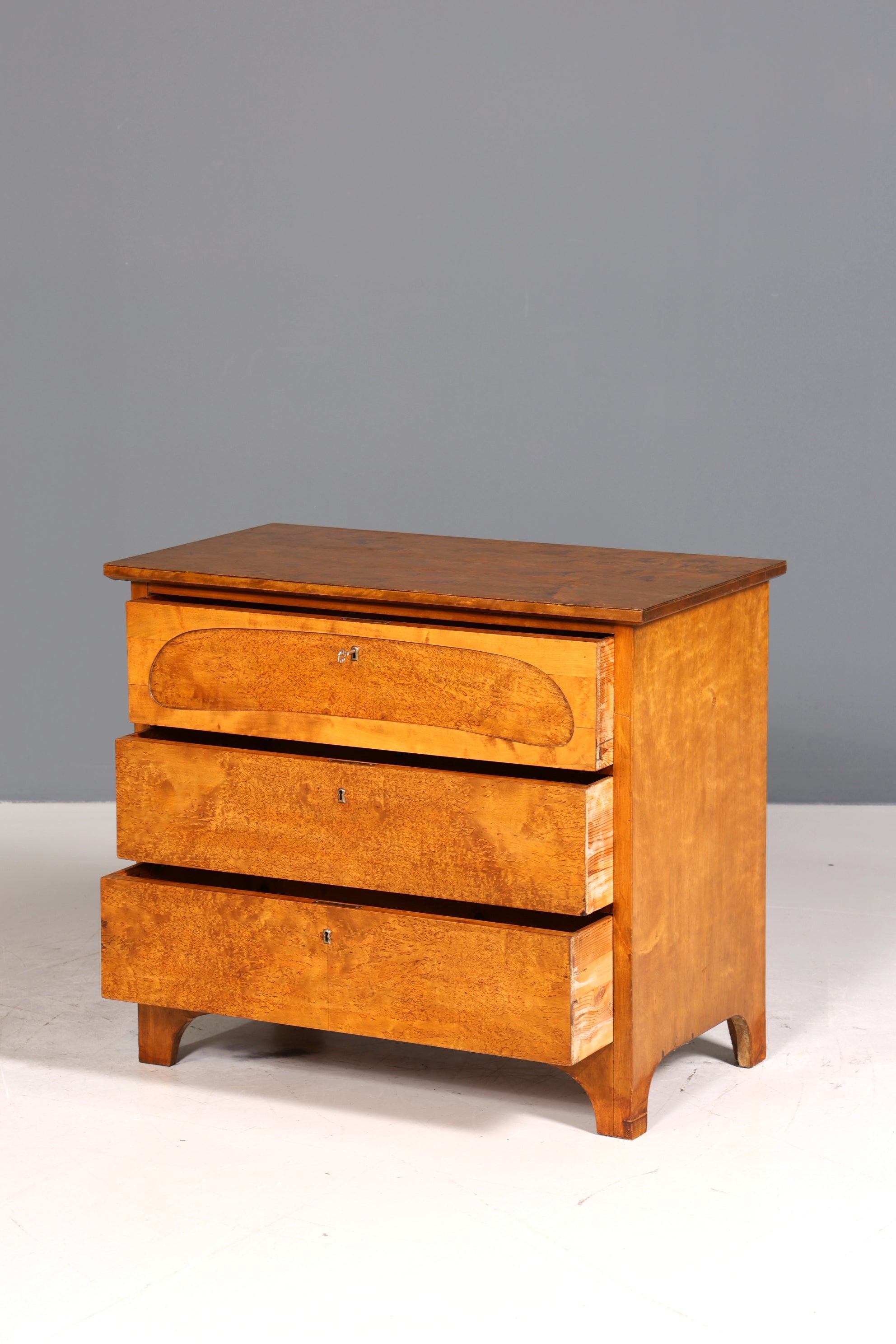 Wunderschöne Original Biedermeier Kommode Antik Sideboard Schubladenkommode