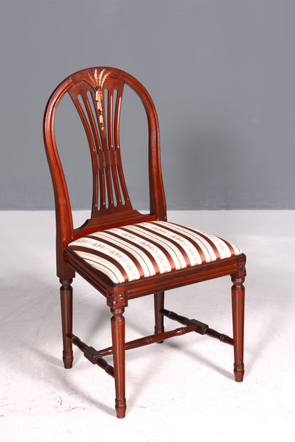 Wunderschöner Stuhl im Gustavianischem Stil Englisch Küchenstuhl Antik Stil Sekretär Stuhl