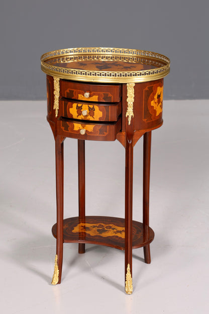 Edler Barock Louis XV Stil Beistelltisch Ablagetisch Kommode Antik Stil