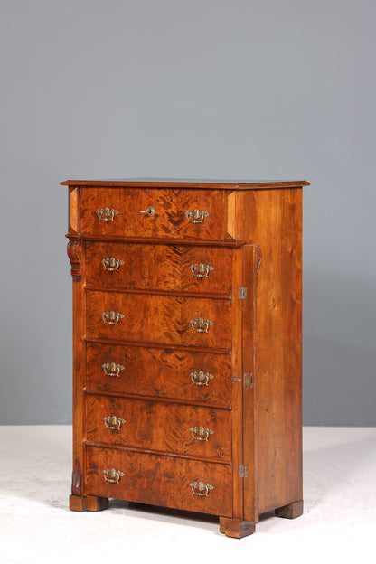 Wunderschöne Gründerzeit Kommode um 1890 Jugendstil Vertiko Schubladenkommode Antik Wäschekommode