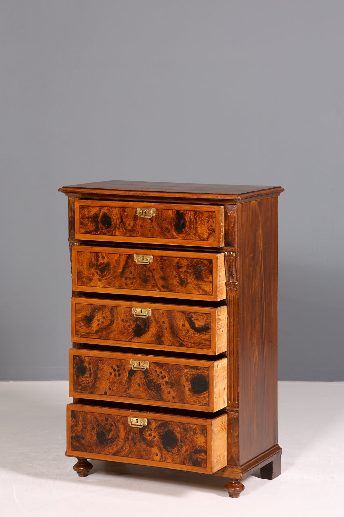 Traumhafte Gründerzeit Kommode Jugendstil Vertiko Antik Highboard Kommode Schubladenkommode