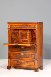 Wunderschöner Gründerzeit Sekretär Jugendstil Vertiko Antik Kommode um 1900