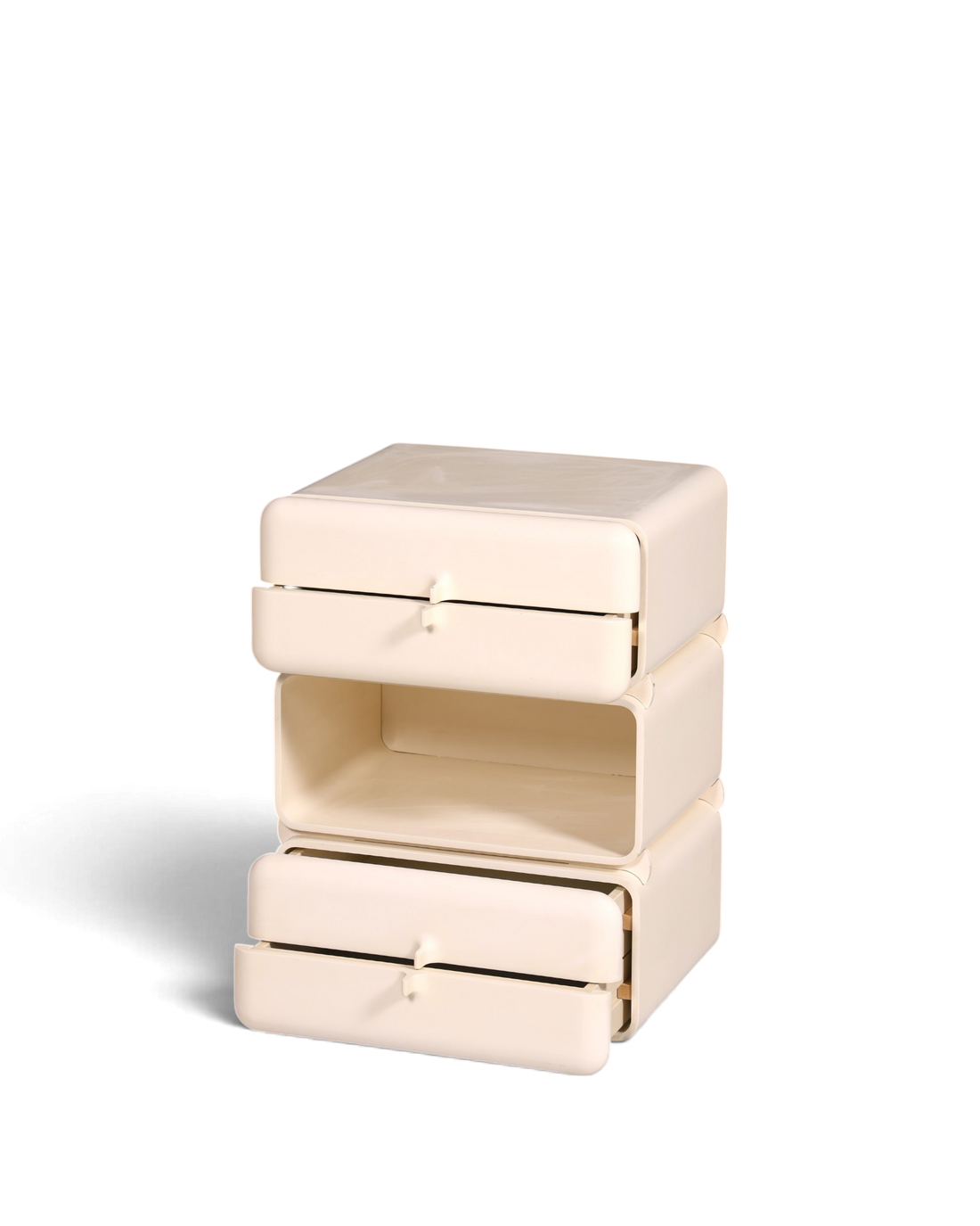 Seltene Mid Century Kommode Space Age Module Nachttisch Design Frankreich Vintage Schubladenkommode 5 von 5
