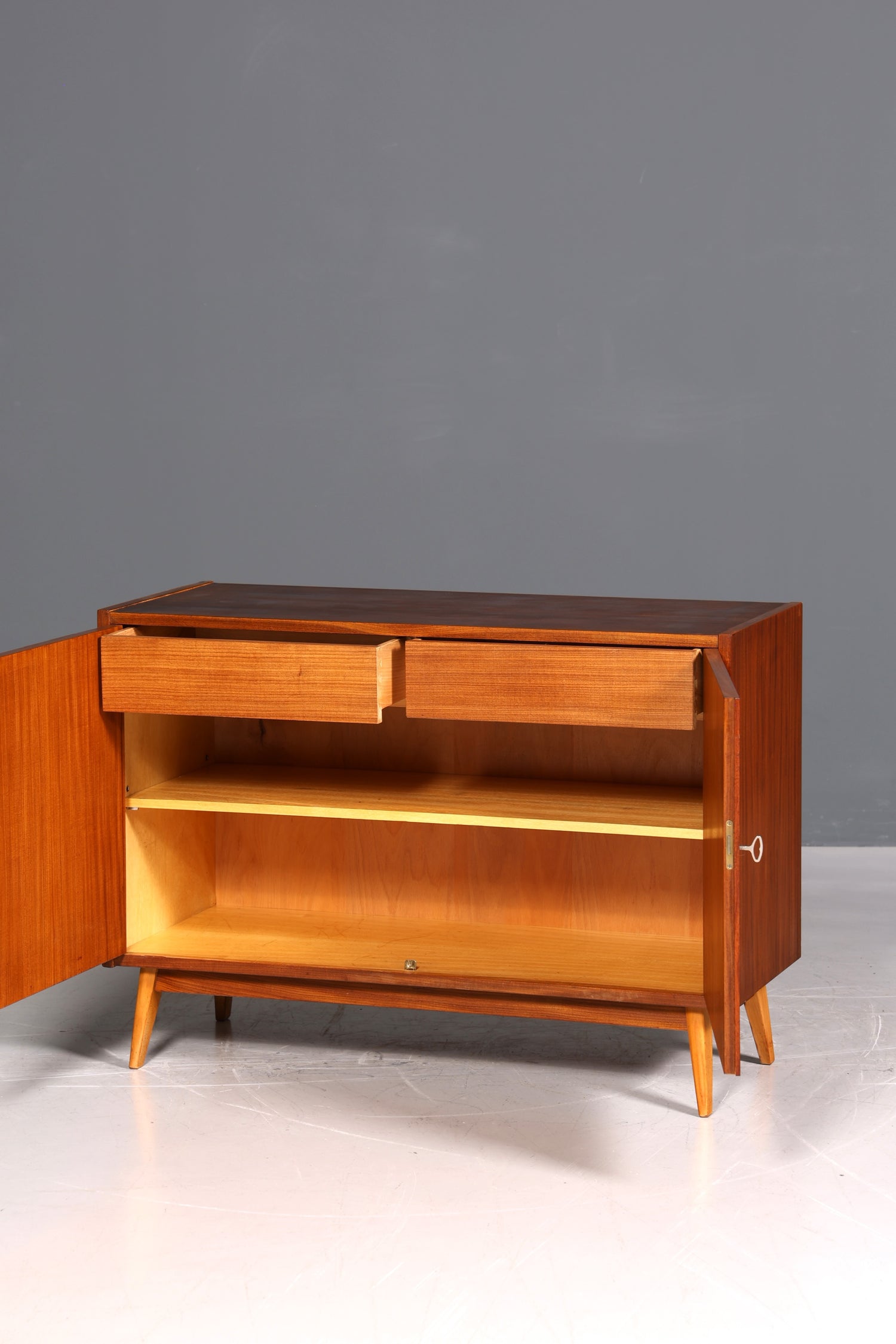 Wunderschöne Mid Century Kommode Vintage Schrank Retro Flur Kommode 60s