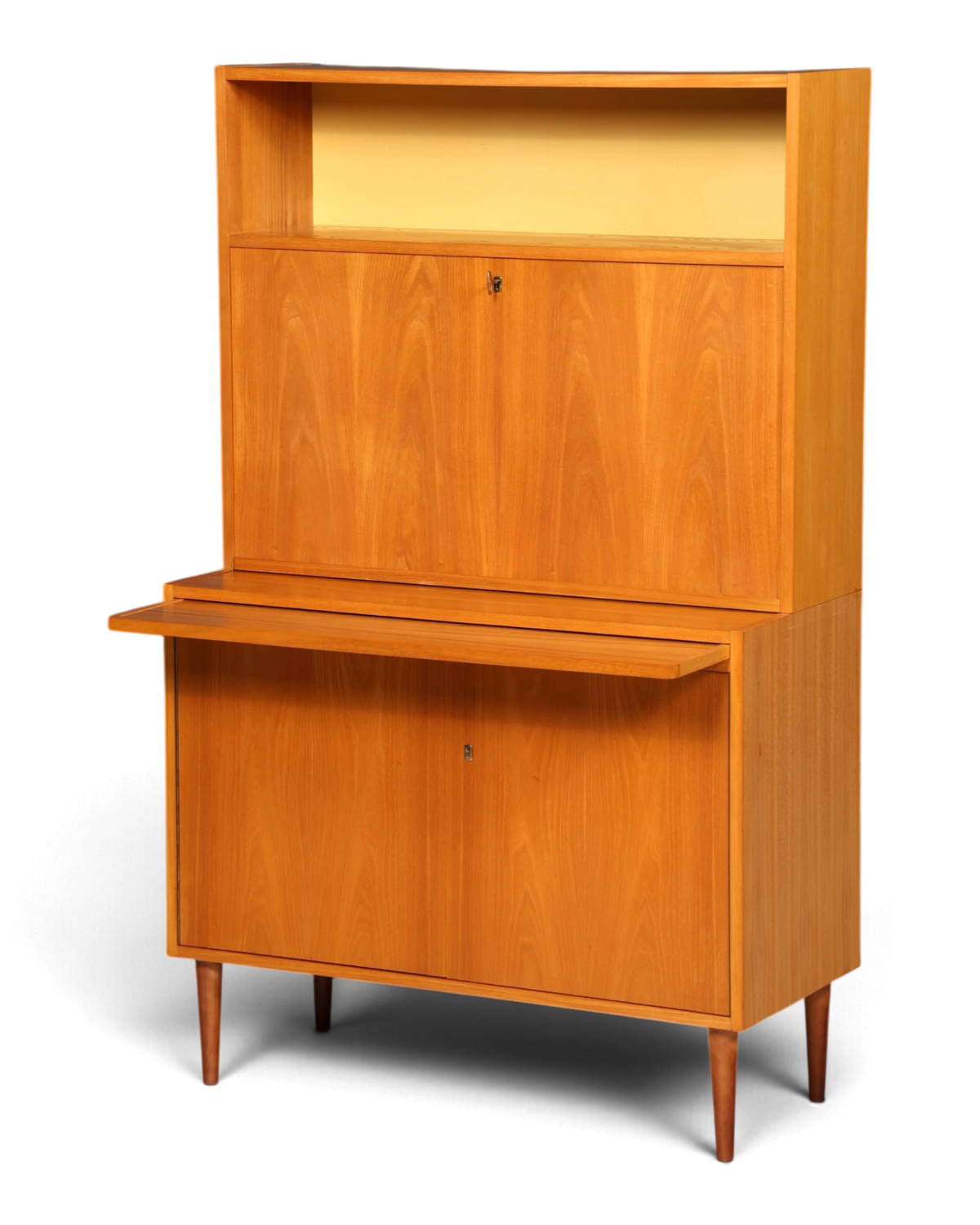 Traumhafter Original Hellerau Sekretär 605 Bruno Knoblauch Mid Century Schrank Highboard Bauhaus Retro 60s