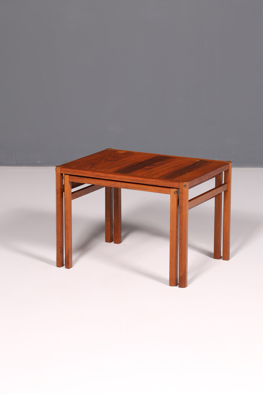 Filigree Mid-Century Table Set, Set of 2 Coffee Tables, Side Tables, Nesting Tables, Vintage