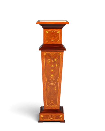 Traumhafte Barock Stil Säule Louis XV Blumensäule Naturstein Marmor Ablage Tisch