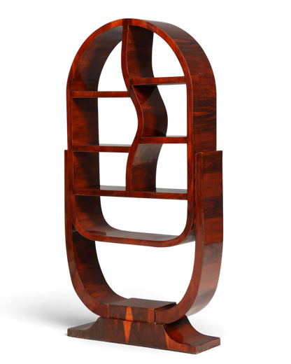 Wunderschönes Art Deco Design Bücherregal Kult Regal Bookshelf