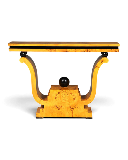 Wunderschöne Art Deco Design Wandkonsole Birke Flurablage Tisch Ablagetisch Konsole