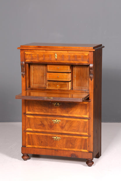 Wunderschöner Gründerzeit Sekretär Kommode Jugendstil Schubladenkommode Antik Vertiko um 1890