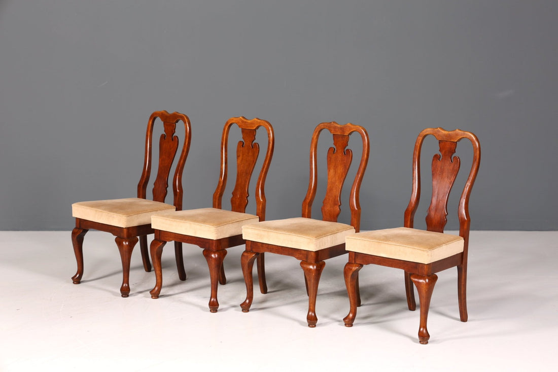 4x Traumhafte Original Drexel Heritage Stühle Amerikanisch USA Stuhlset Küchenstühle Esszimmer Stühle