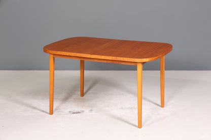 Traumhafter Mid Century Esstisch ausziehbarer Danish Design Teak Holz Küchentisch Esszimmer Tisch