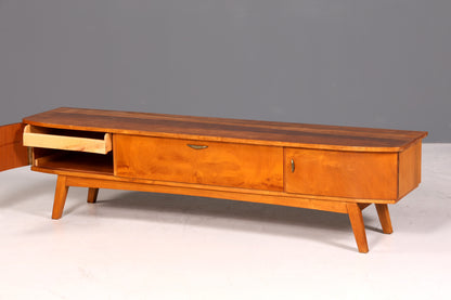 G134 Finish Mid Century Sideboard Vintage TV Kommode 60s Schrank Longboard Retro Lowboard