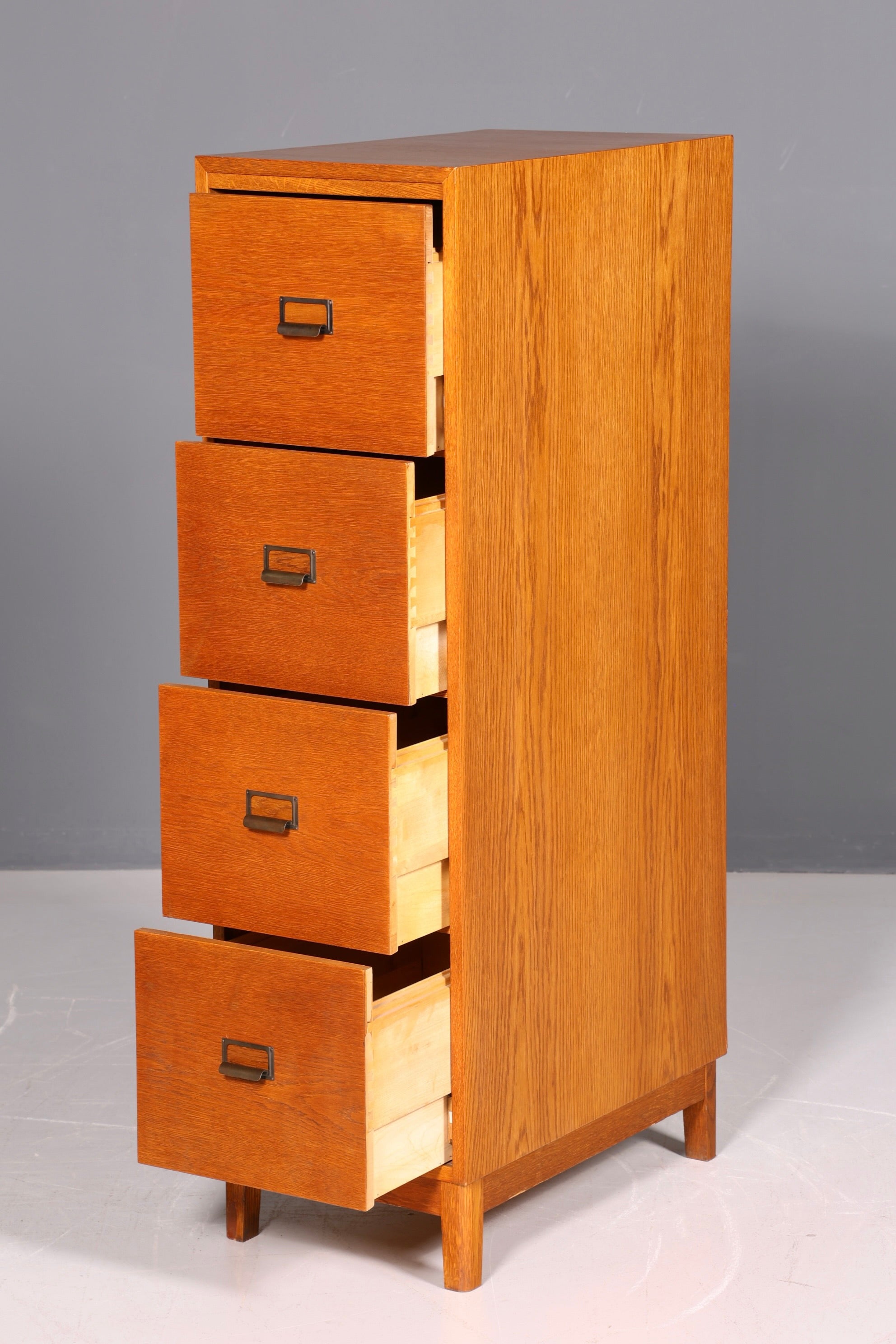 Edler Mid Century Aktenschrank Bauhaus Apothekerschrank Vintage Schubladenkommode Vertiko Retro
