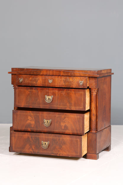 Wunderschöne Biedermeier Kommode Antik Schrank Schubladenkommode Art Deco Wäschekommode
