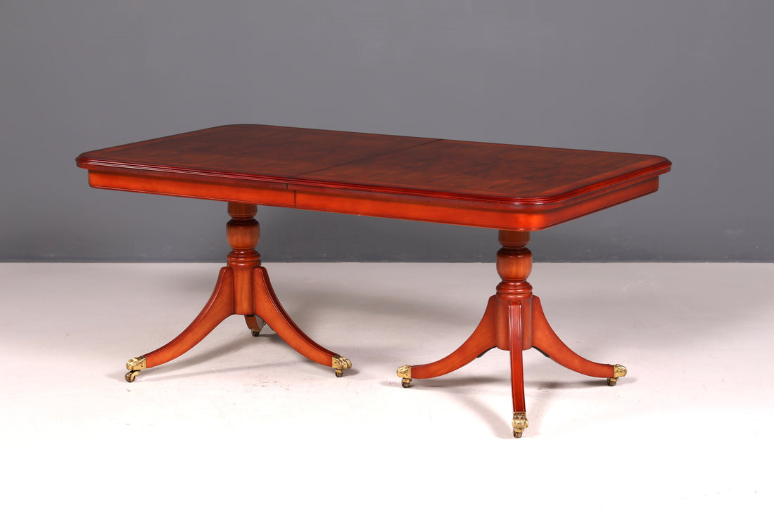 G340 Finish cm Wunderschöner Englischer Tisch ausziehbarer Esstisch Antik Stil 60s Küchentisch Eibe (Kopie)