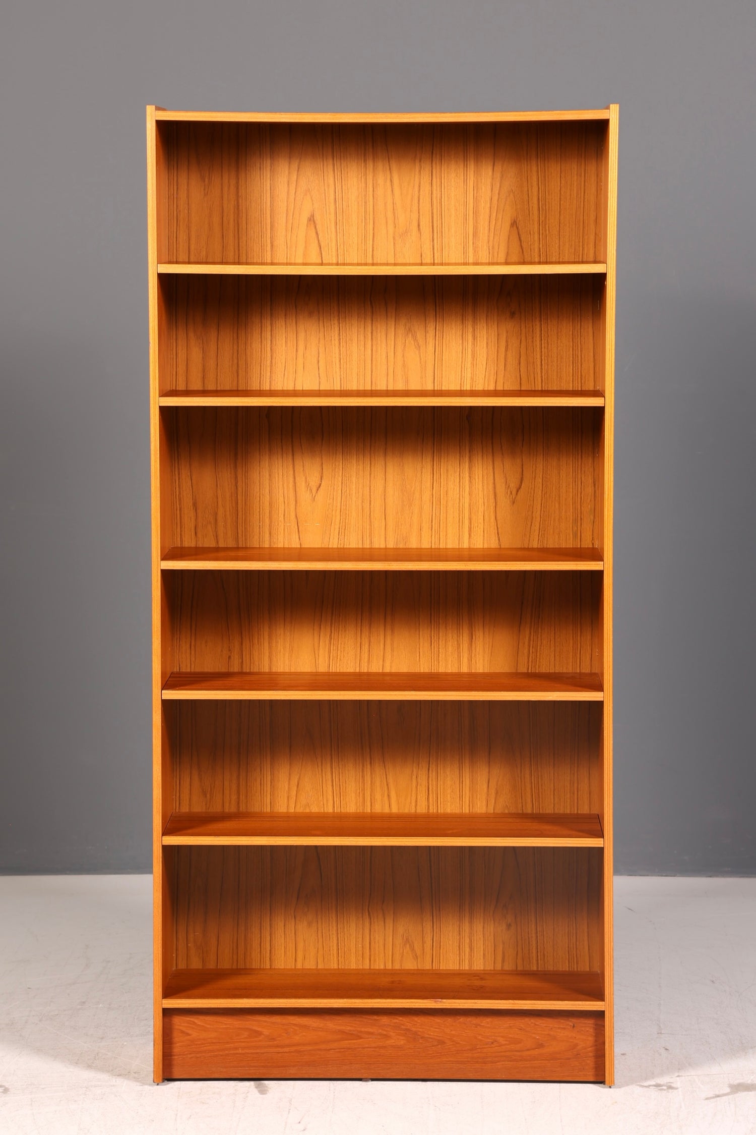 Schlichtes Mid Century Regal Vintage Bücherregal Schrank Buchablage Bookshelf 60s Holz