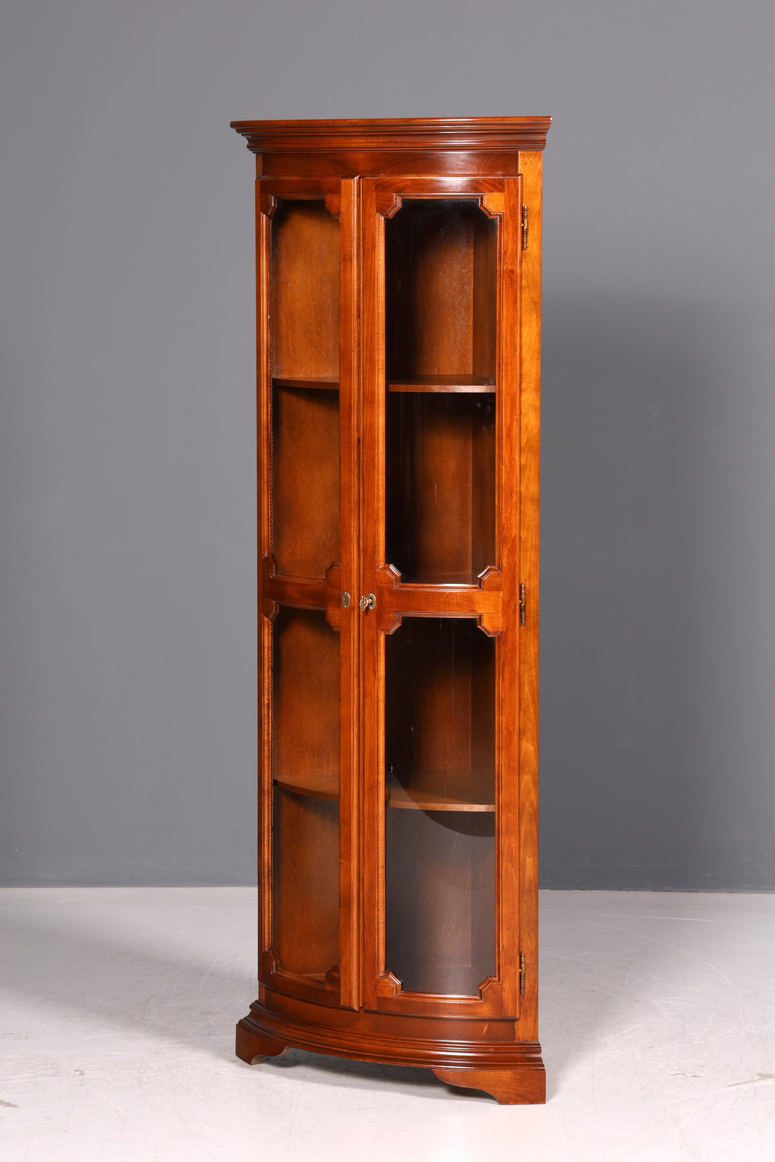 Beautiful original Selva corner display cabinet antique style display cabinet cupboard china cabinet glass display cabinet corner cabinet 1 of 2