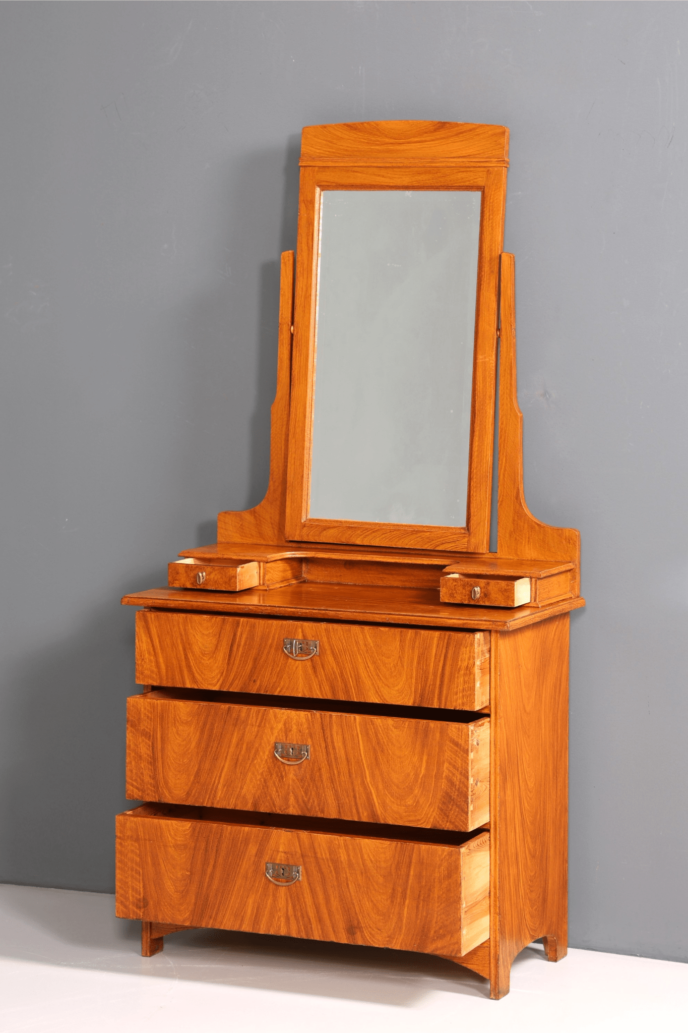 Wunderschöne Jugendstil Kommode Antik Sideboard mit Spiegel Aufsatz Flurkommode