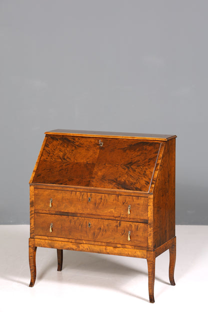 F234 Finish cm Wunderschöner Sekretär im Art Deco Stil Antik um 1930 Büro Kommode Schreibkommode