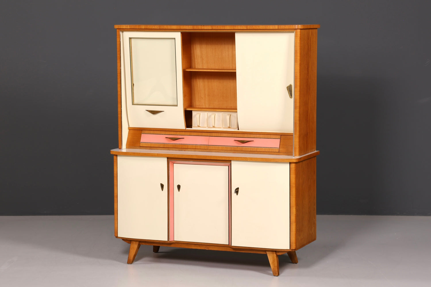 Kultiger Mid Century Küchenschrank Vintage Buffet Retro Anrichte 60er Jahre