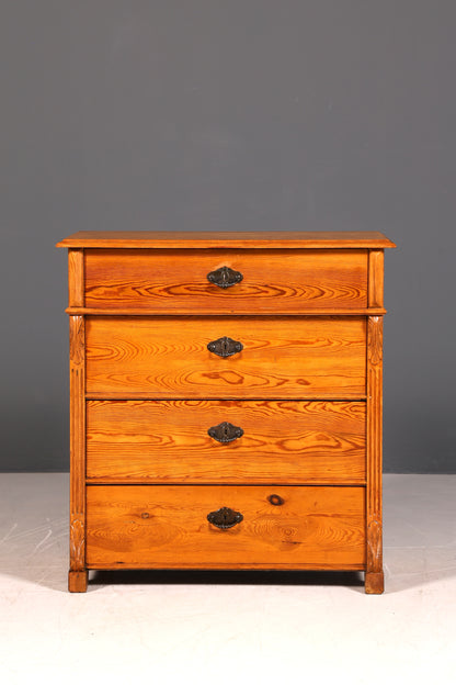 G197 Finish Wunderschöne Gründerzeit Kommode Jugendstil Antik Sideboard Schubladenkommode Wäschekommode (Kopie)