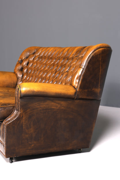 Stilvolles Original Chesterfield Sofa 3-Sitzer Couch England Polstersofa