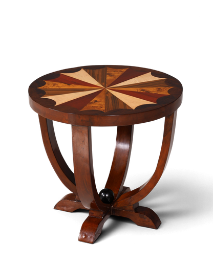 Stilvoller Art Deco Design Tisch Luxus Couchtisch Beistelltisch bunter Ablagetisch