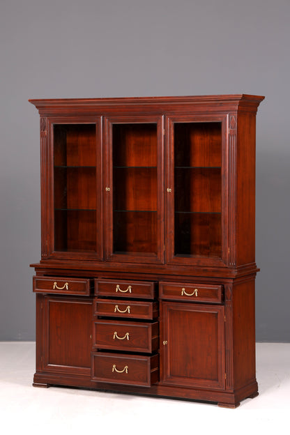 Beautiful original Selva display cabinet, Villa Borghese, antique style, solid wood, buffet cabinet, bookcase