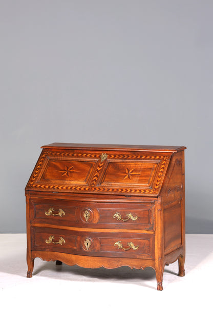 Beeindruckender Barock Sekretär Biedermeier Kommode um 1810 Louis Seize Schreibkommode Büroschrank