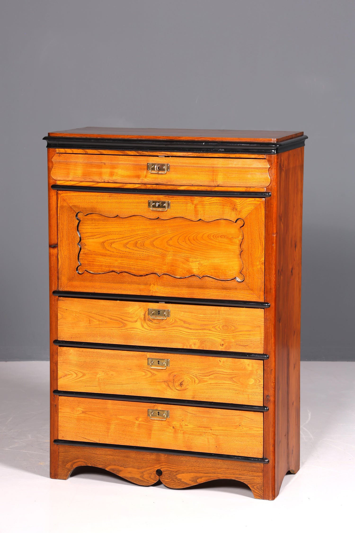 Traumhafter Louis Philippe Sekretär um 1880 Gründerzeit Antik Schrank Chiffoniere