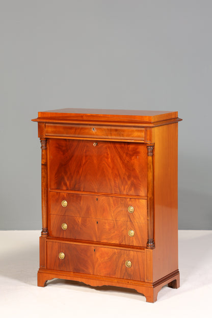 Wunderschöner Original Biedermeier Sekretär um 1860 Englisch Kommode Antik Bürokommode