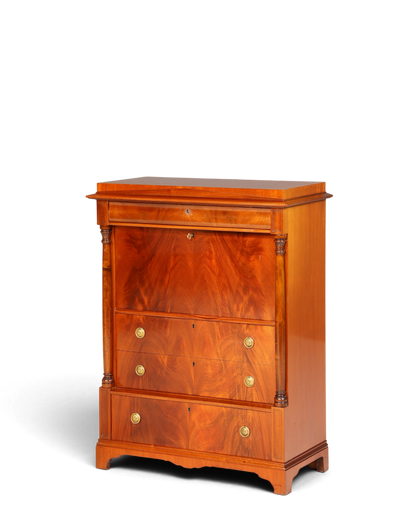 Wunderschöner Original Biedermeier Sekretär um 1860 Englisch Kommode Antik Bürokommode