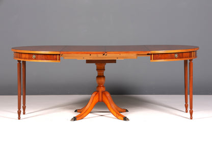 Wunderschöner Englischer Tisch ausziehbarer Esstisch Eibe Antik Stil 60s Küchentisch