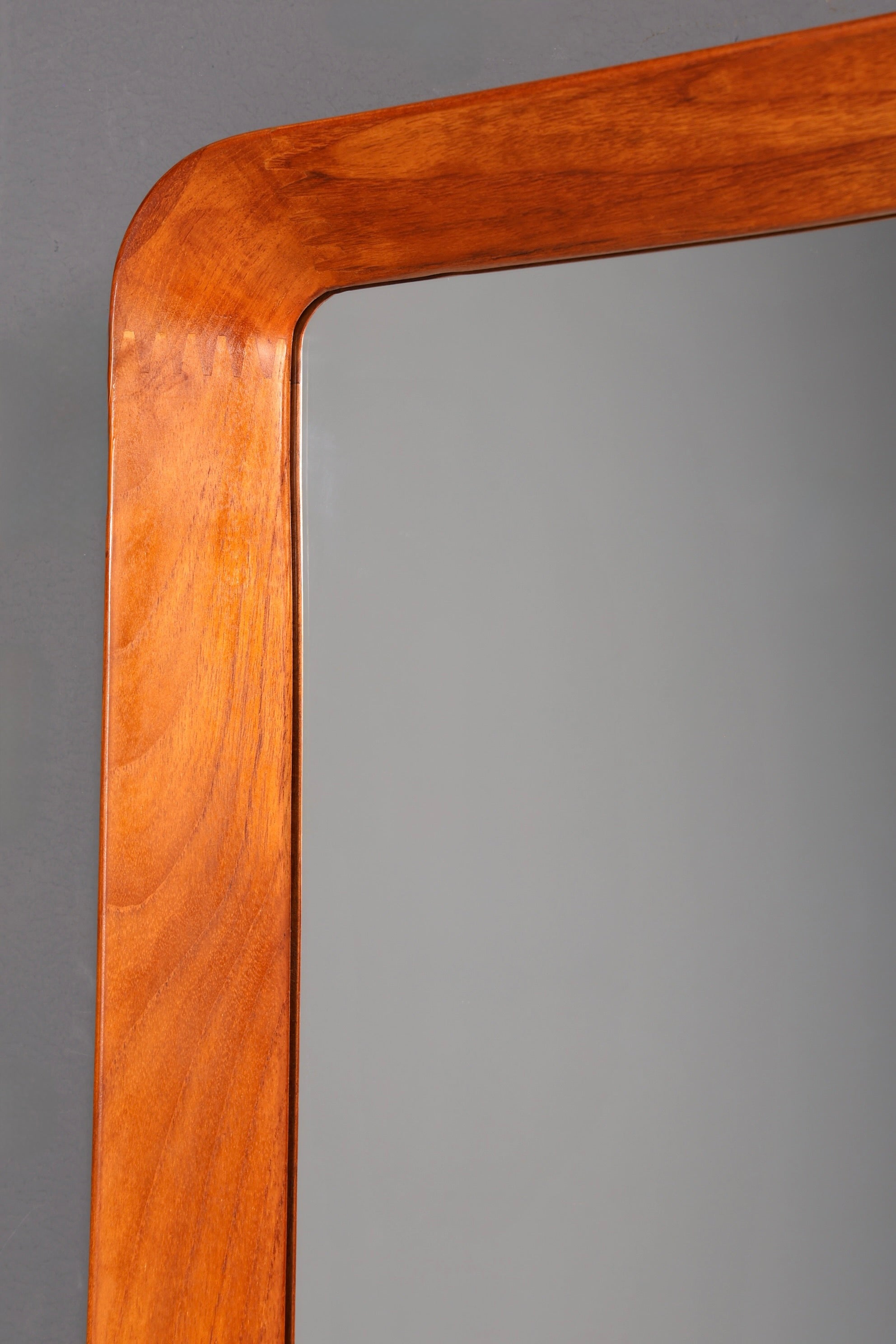 Wunderschöner Mid Century Spiegel Flur Wandspiegel Danish Design Spiegel Teak Holz Flurspiegel