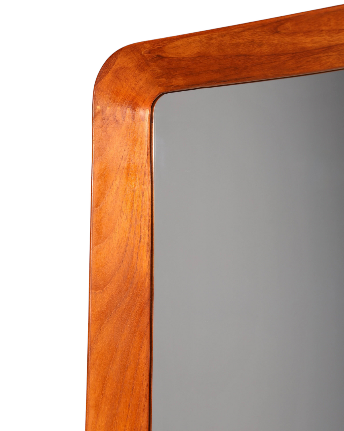 Wunderschöner Mid Century Spiegel Flur Wandspiegel Danish Design Spiegel Teak Holz Flurspiegel