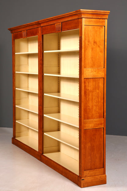 Wunderschönes Englisches XXL Bücherregal Eibe Antik Regal Bookshelf Buchablage 60s