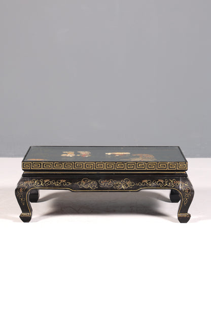 Traumhafter Chinesischer Couchtisch Asia Tisch Ablagetisch mit Asiatischen Motiven
