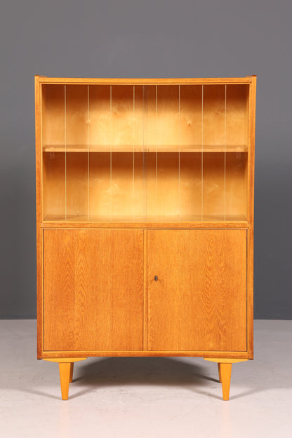 Wunderschöne Mid Century Vitrine Retro Regal Vintage Bücherregal Schrank VEB
