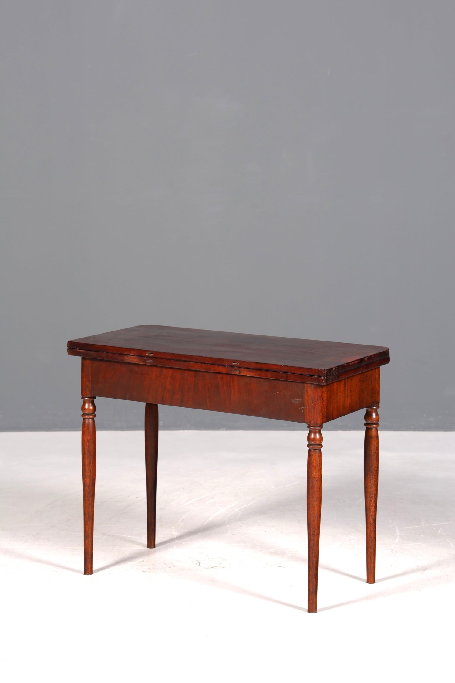 Dreamlike Louis Philippe table, fold-out console table, English desk, real wood antique, game table, kitchen table, dining table