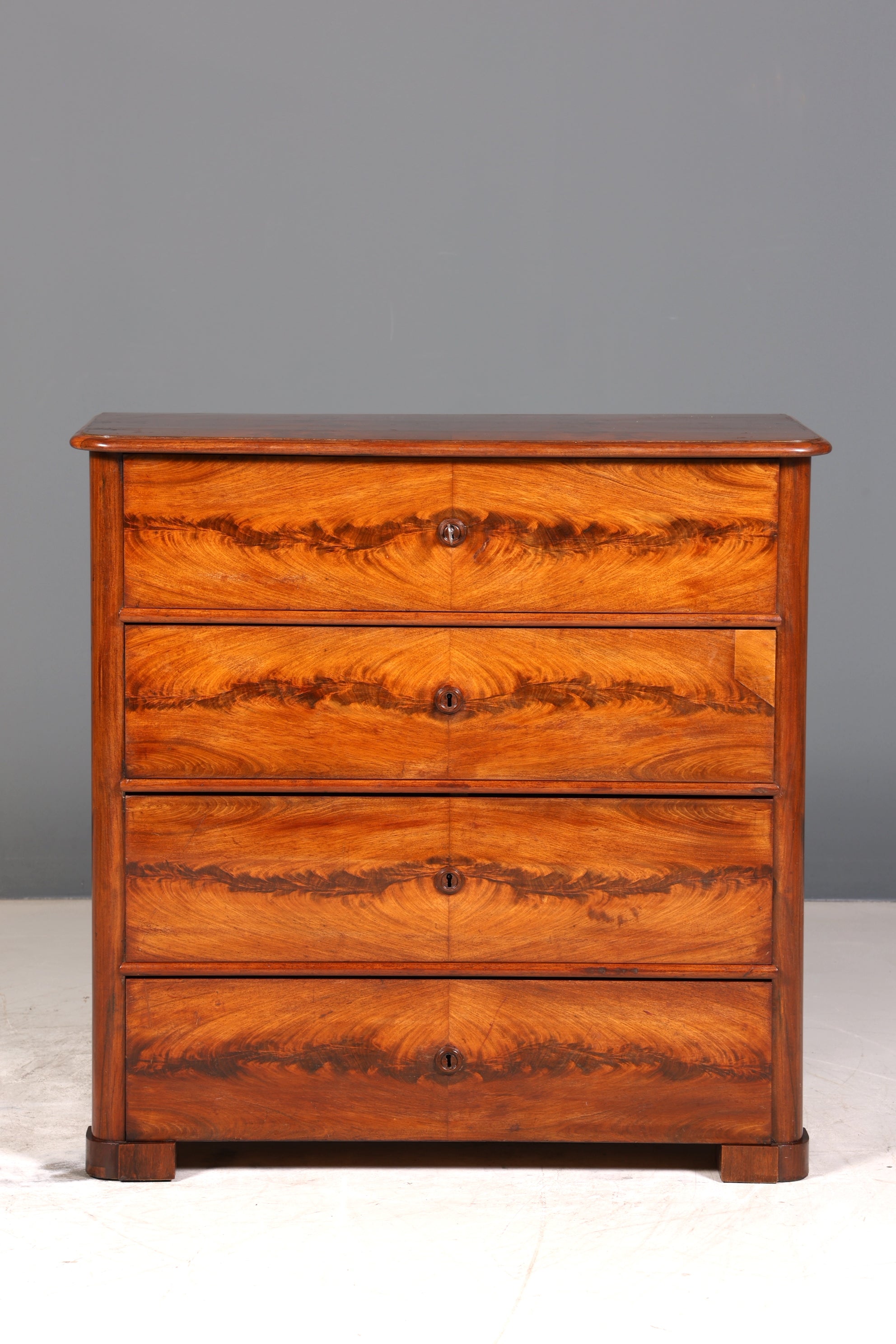 Stilvolle Biedermeier Kommode Louis Philippe Antik Schubladen Kommode Wäschekommode