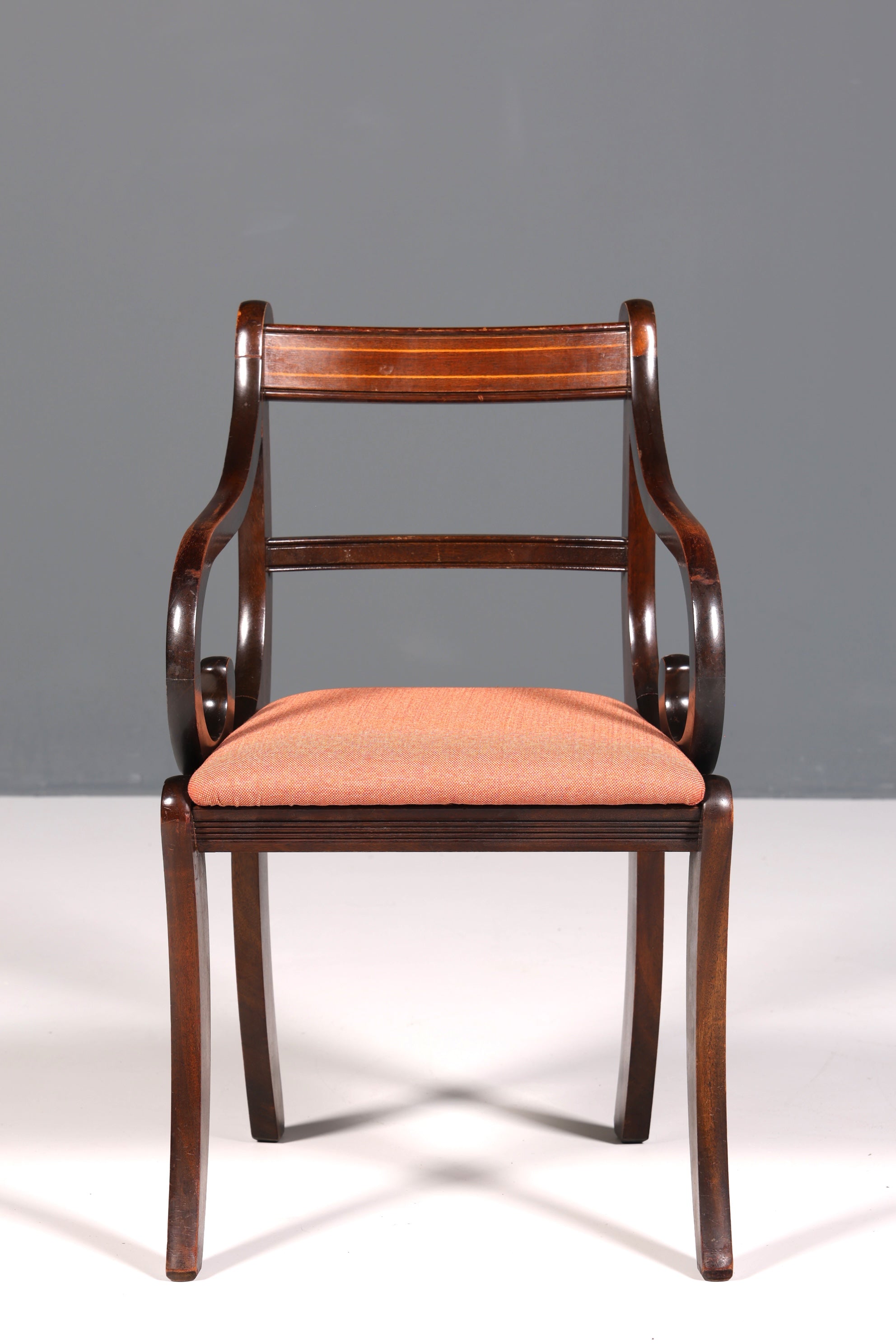 F181 Finish Wunderschöner Englischer Stuhl UK Küchenstuhl Antik Stil Sekretär Stuhl Polsterstuhl