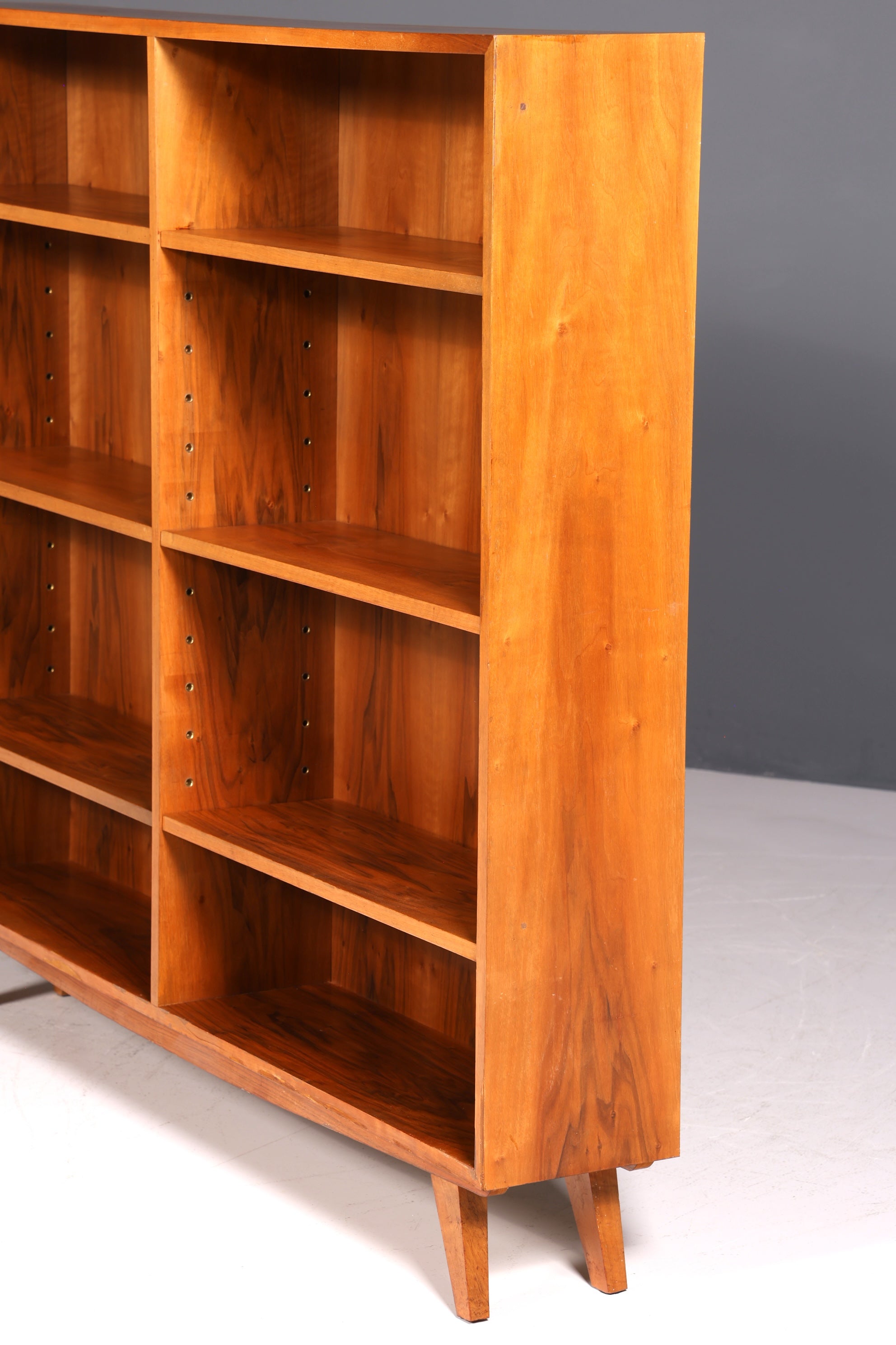 Wunderschönes Original XXL Musterring Regal Mid Century Bücherregal Retro echt Holz Buchablage