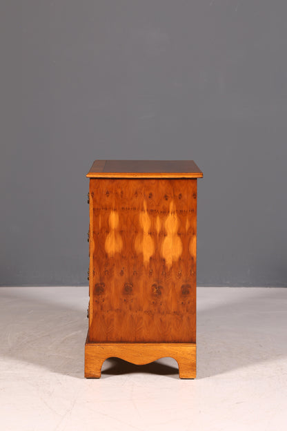 G021 Finish cm Wunderschöne Englische Kommode Holz TV Schrank Antik Sideboard