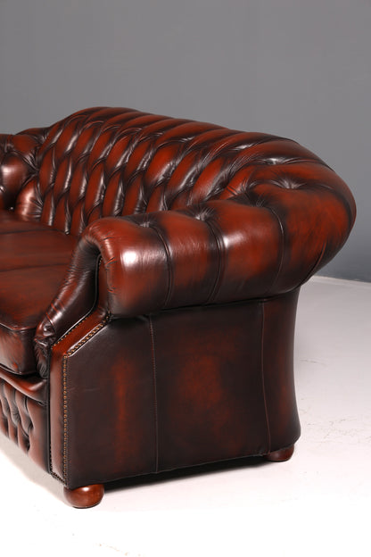 Wunderschönes Original Chesterfield Centurion Sofa 3-Sitzer Echt Leder Couch Englisch Ledersofa Vintage