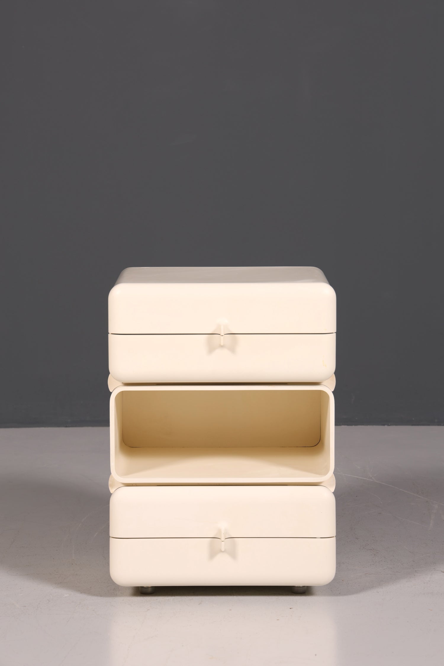 Seltene Mid Century Kommode Space Age Module Nachttisch Design Frankreich Vintage Schubladenkommode 1 von 5