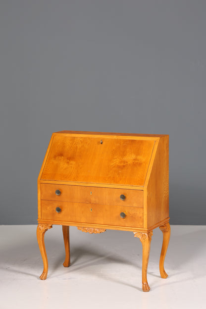 Wunderschöner Sekretär Chippendale Stil Antik um 1940 Büro Kommode Schreibkommode