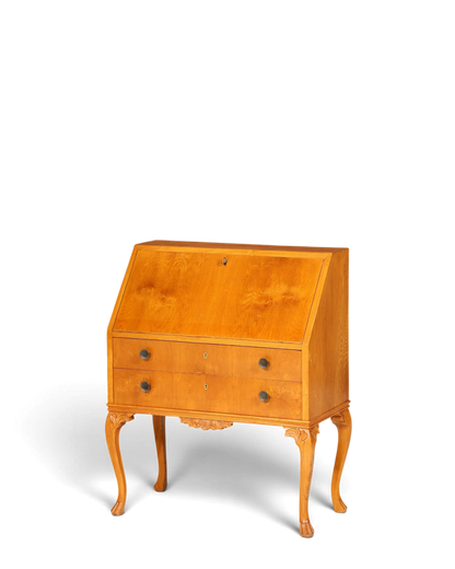 Wunderschöner Sekretär Chippendale Stil Antik um 1940 Büro Kommode Schreibkommode